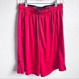 Nike Shorts Mens Red Dri-fit Athletic Medium